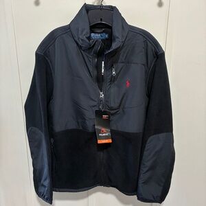Ralph Lauren Polartec Fleece Black Men’s Large Full Zip Jacket
